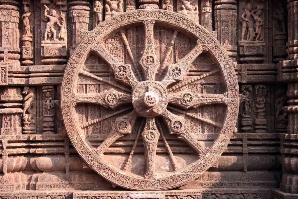 Konark sun temple wheel