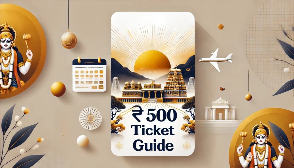 Tirupati Darshan ₹500 Ticket