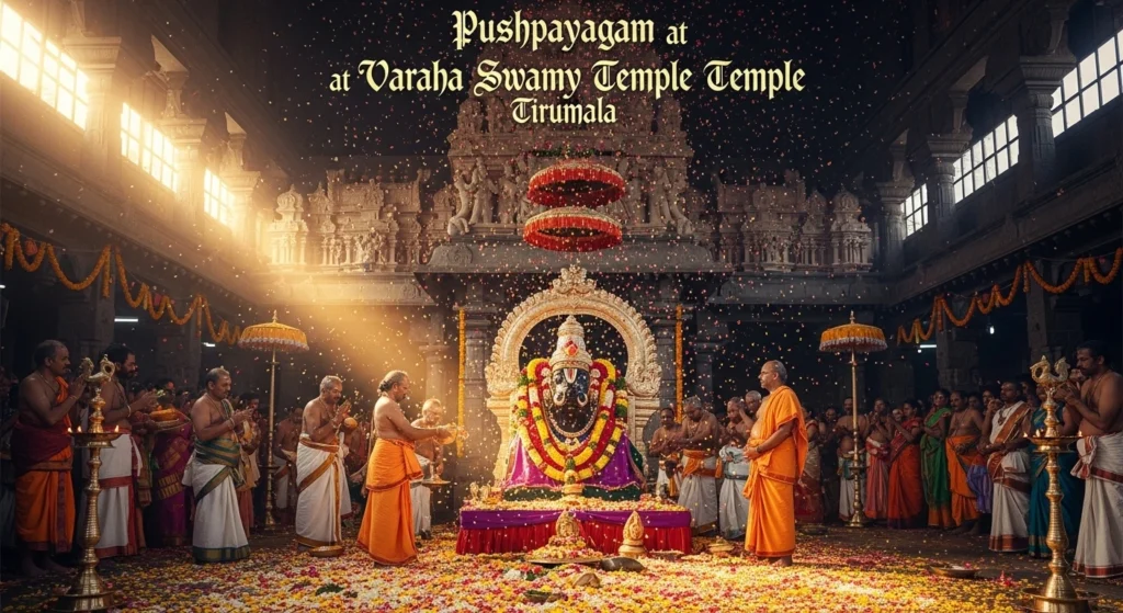 Pushpayagam at Varaha Swamy Temple Tirumala